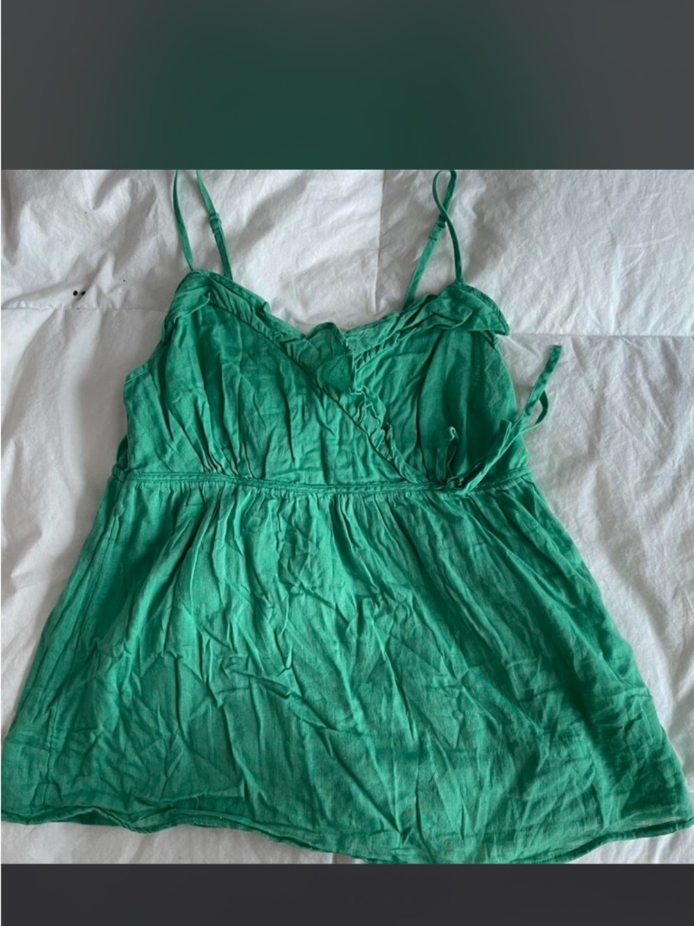 Old Navy Green Spaghetti-Strap Camisole